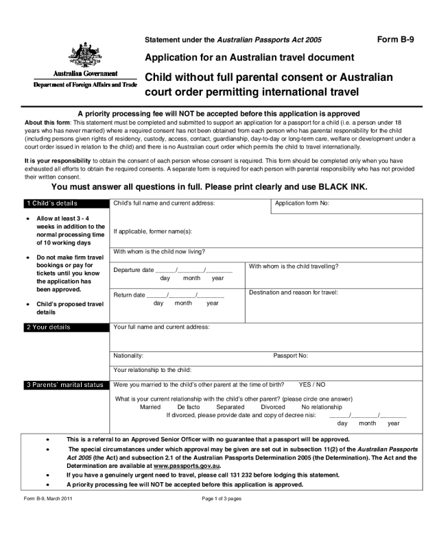 2022 Passport Application Form Fillable Printable PDF Forms Handypdf