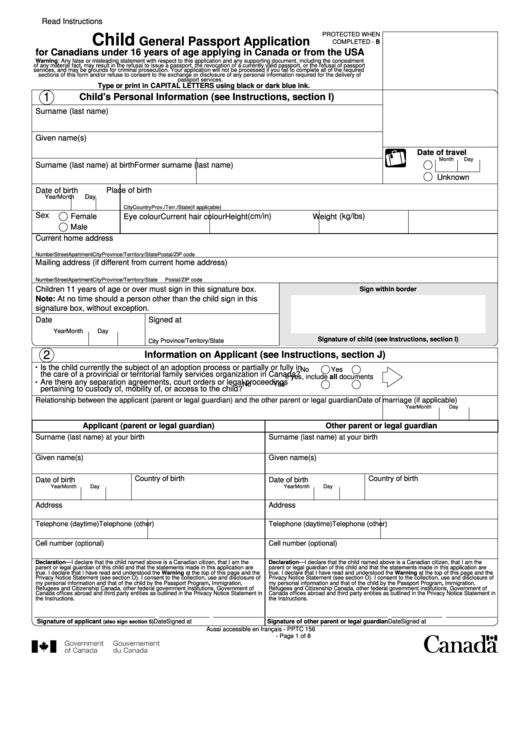 86 Passport Application Form Templates Free To Download In PDF