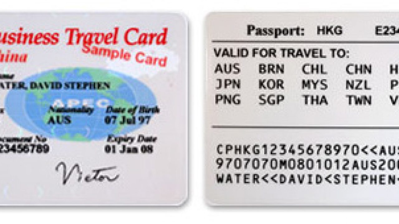 Apec Business Travel Card Hong Kong Renewal Anexa Wild