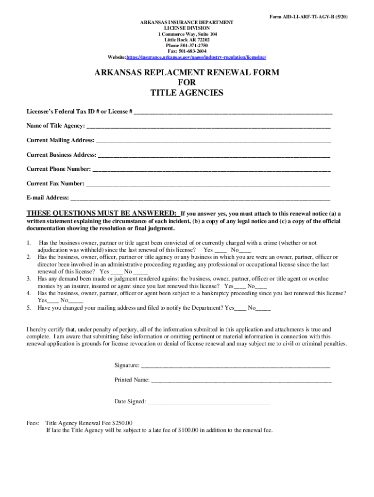 Arkansas Application Fill Out And Sign Printable PDF Template SignNow