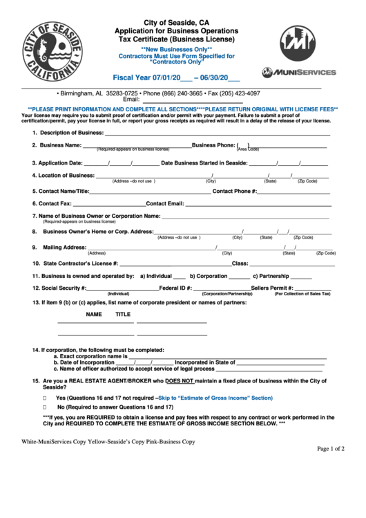 Birmingham Alabama Business License Renewal Form Darrin Kenney s 