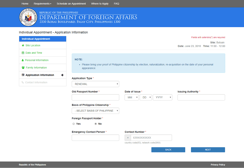 Bls Application Form For Passport Renewal Canadian Examples Cognitive 