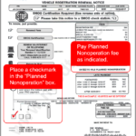 California DMV Planned Non Operation PNO Filing Online CA