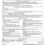 Child Passport Application Fillable Fill Online Printable Fillable