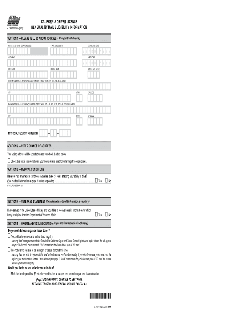 Dl 410 Form Fill Out Sign Online DocHub