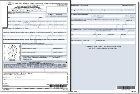 Download Form DS 82 Application For Passport Renewal By Mail 