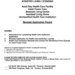 Fillable Online Arizona Department Of Health Service Renewal Licensing