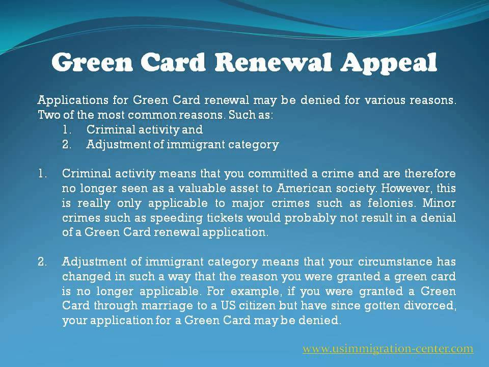 Green Card Renewal Form I 90 YouTube