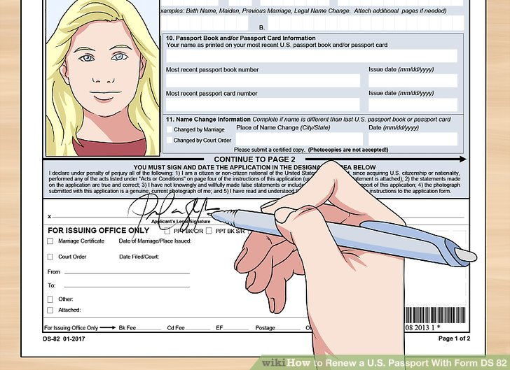 How To Renew A U S Passport With Form DS 82 with Pictures