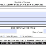 How To Renew Your Guyana Passport With Renewal Form