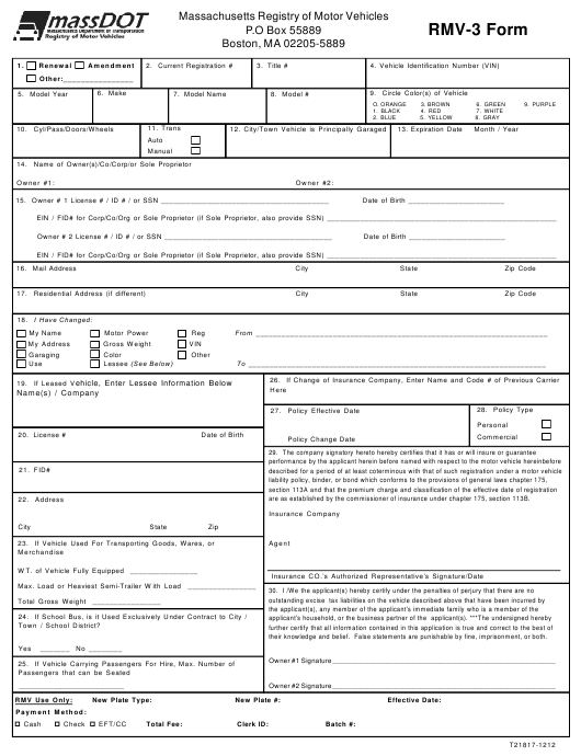 Mass Rmv Motorcycle Registration Renewal Reviewmotors co