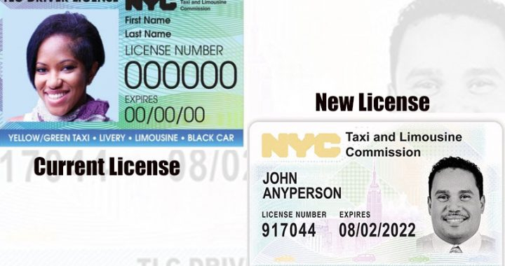 NY Taxi Limousine Commission To Issue New Design Taxi Driver License 