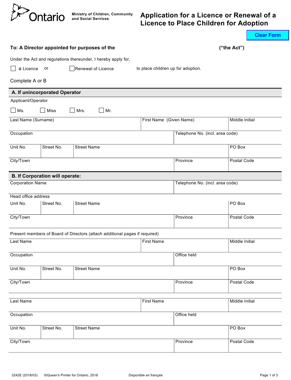 Ontario License Plate Renewal Form Pdf