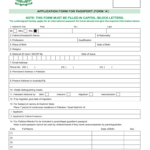 Pakistani Passport Application Form Fill Out And Sign Printable PDF