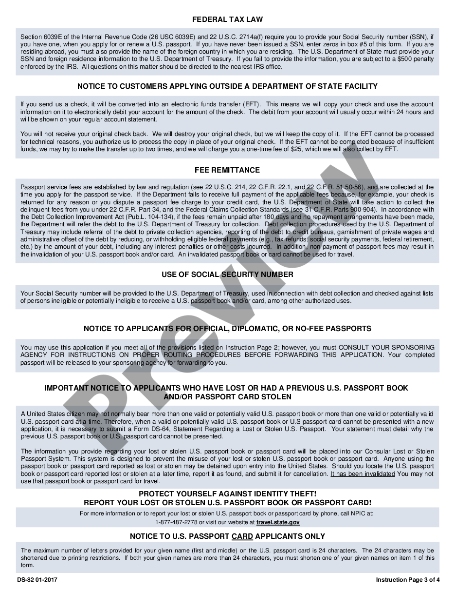 Passport Renewal Application 2020 Form Ds 82 Passport Renewal Form To