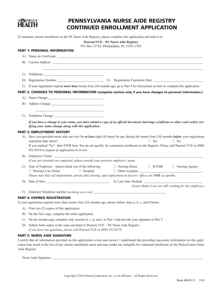 Renew Cna License Pa 2020 Fill And Sign Printable Template Online 