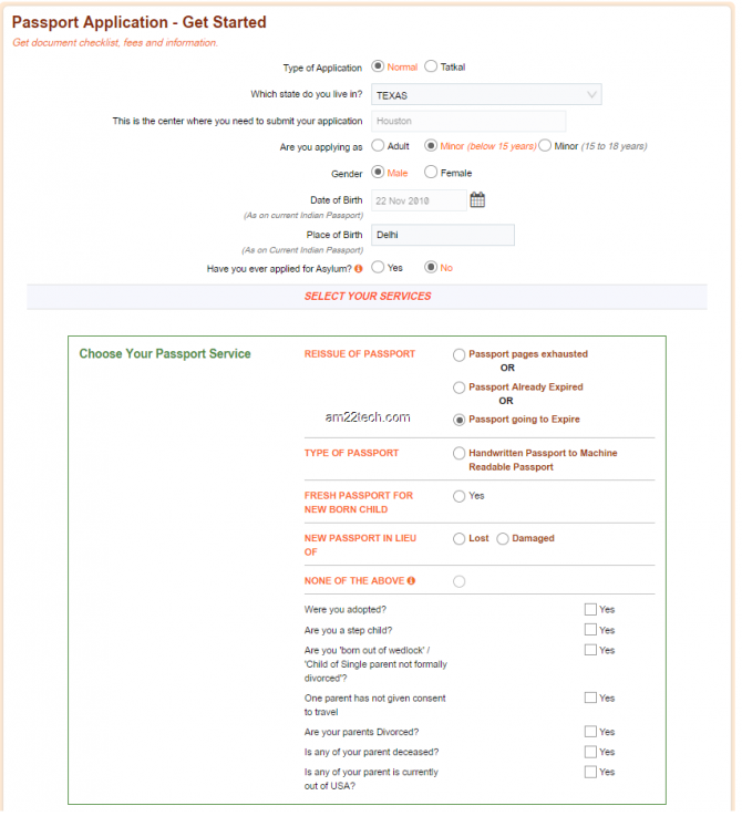 Renew Indian Minor Passport In USA By Post Step By Step Process