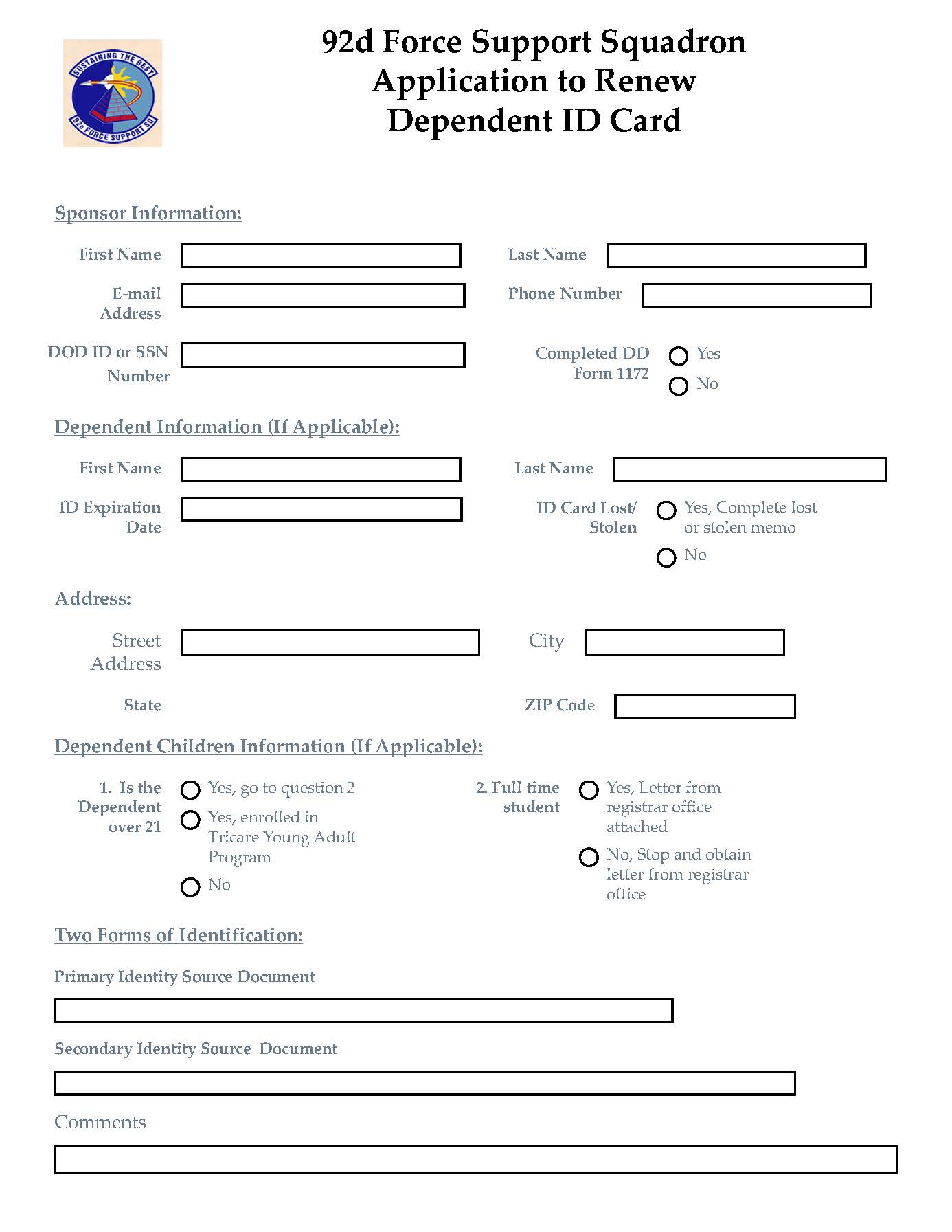 Renew Military Spouse Id Card Online Webcas