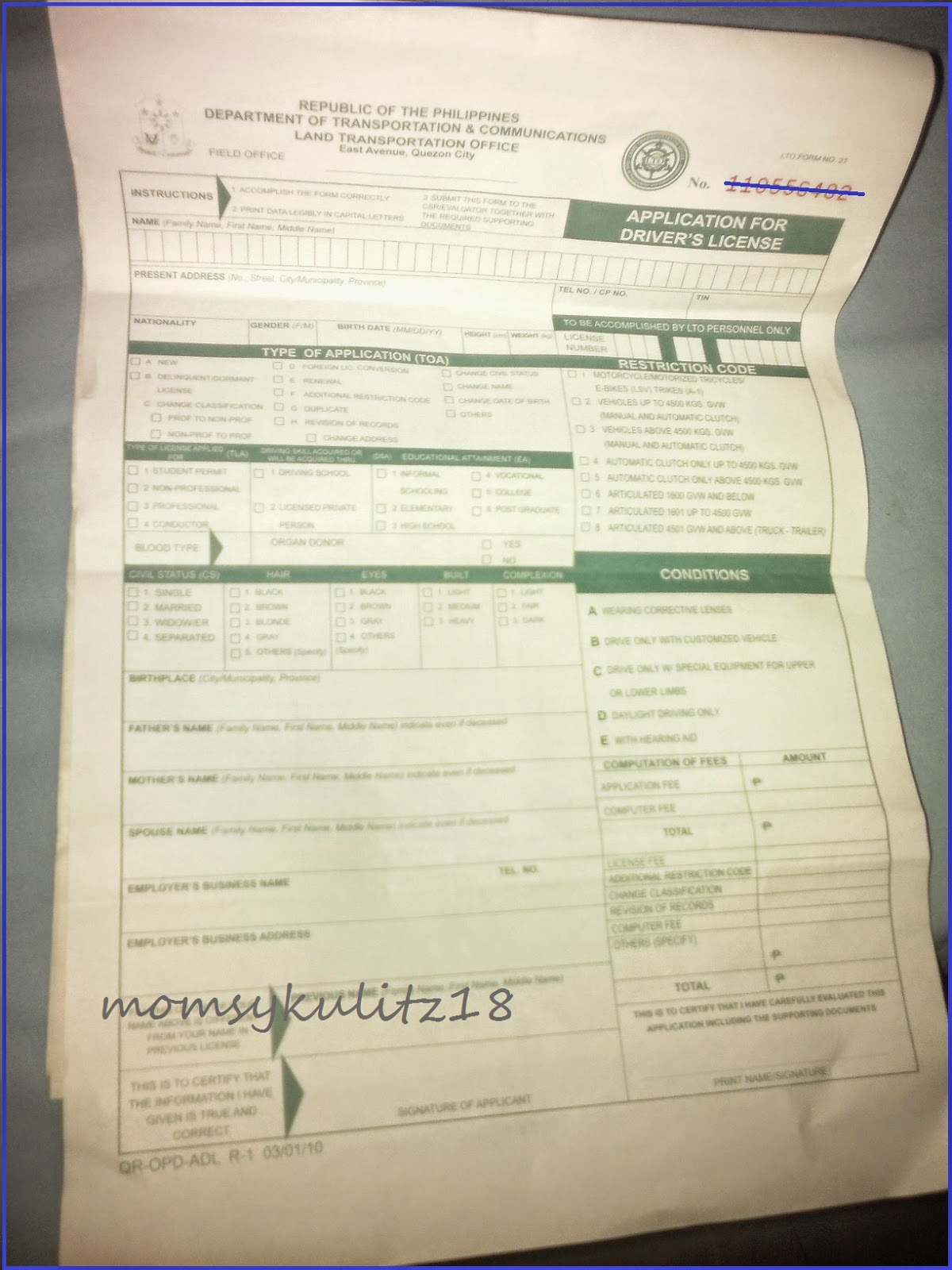 Simply Momsykulitz LTO Renewal Of Driver s License New Procedure 