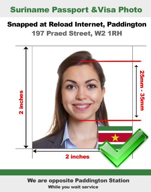 Suriname Passport Photo And Visa Photo Snapped In Paddington London