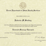 Texas Department Of State Health Services Massage License Renewal