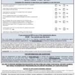 Us Department Of State Passport Renewal Application Form Printable