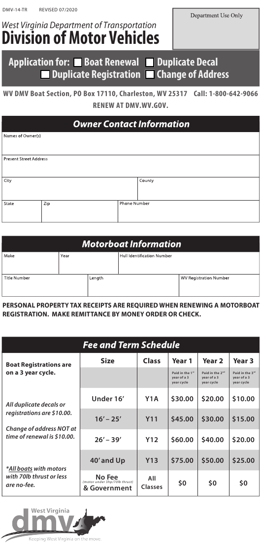 Wv Dmv Form To Renew License Plate Lawpcbf