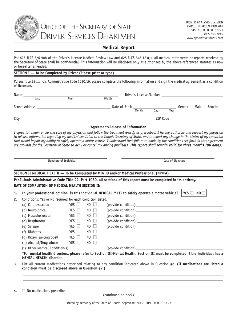 2010 Form IL DSD DC 163 Fill Online Printable Fillable Blank PdfFiller