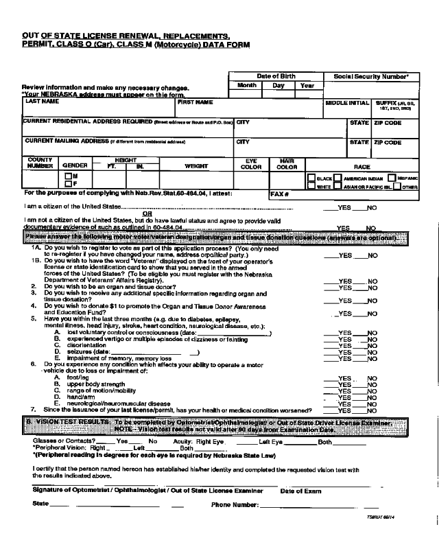 2022 Car Licence Renewal Form Fillable Printable PDF Forms Handypdf