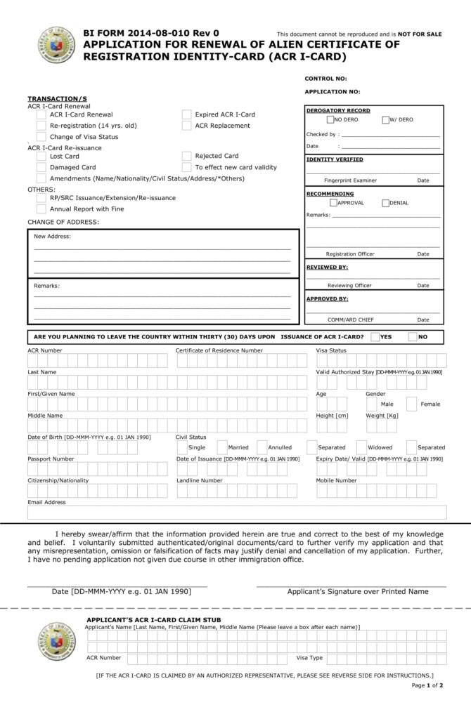 Application For Renewal Of Firearms Licence Philippines