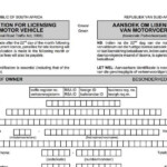 Application Form For Renewal Of Motor Vehicle License Disc Motor Car