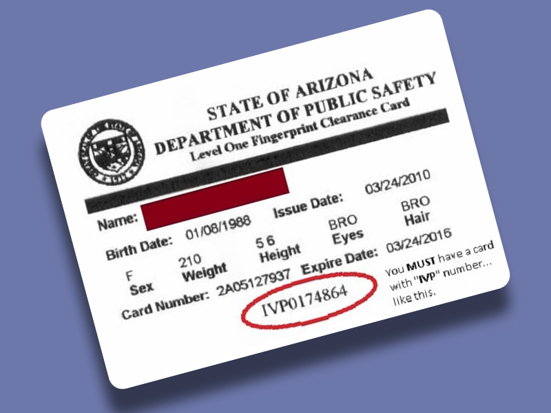 Arizona Fingerprint Card For Teachers Webcas