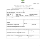 Belize Passport Application For Persons 16 Years And Over Printable Pdf