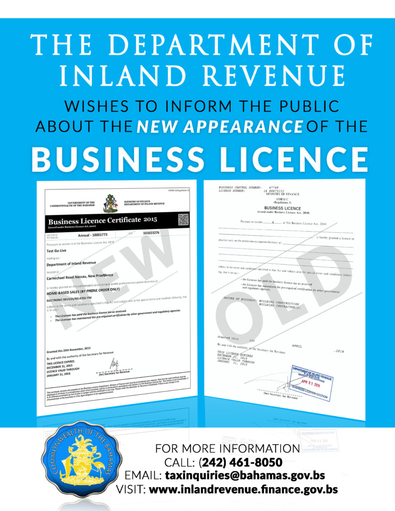 BUSINESS LICENCE Department Of Inland Revenue