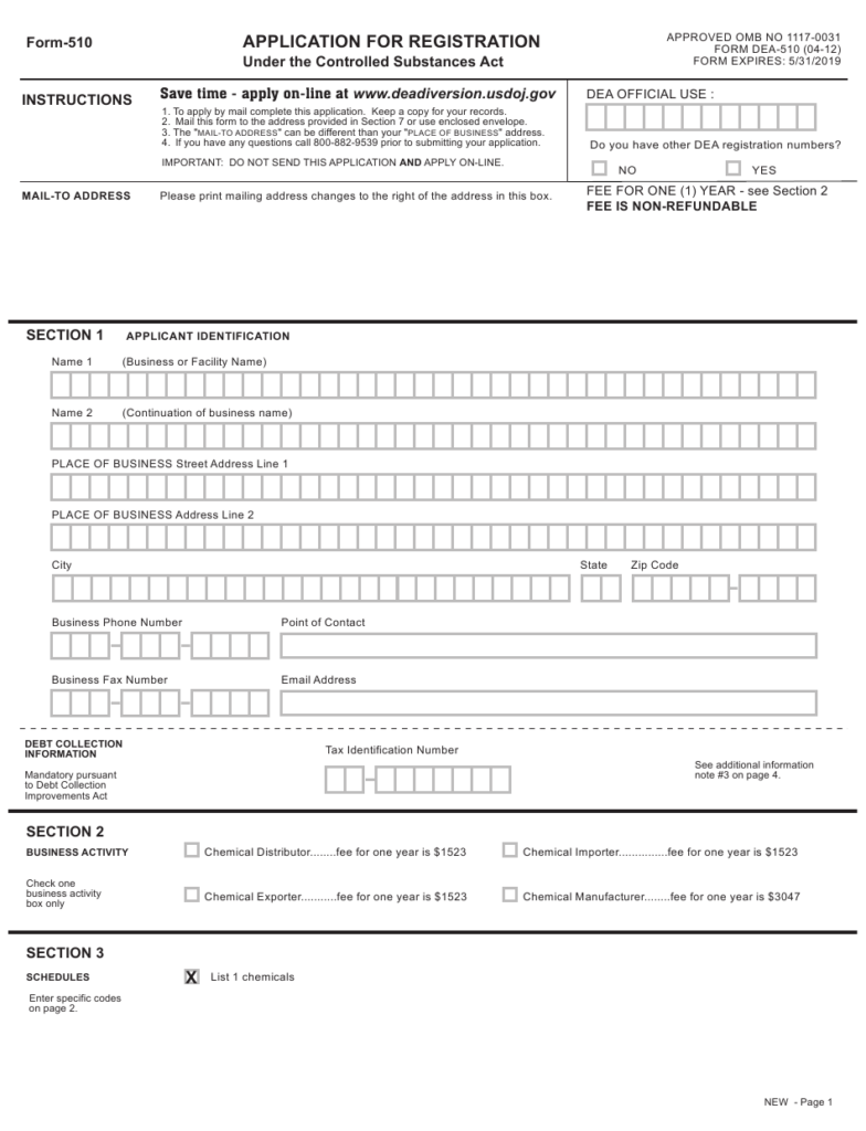 Dea Form To Renew License Kepowen