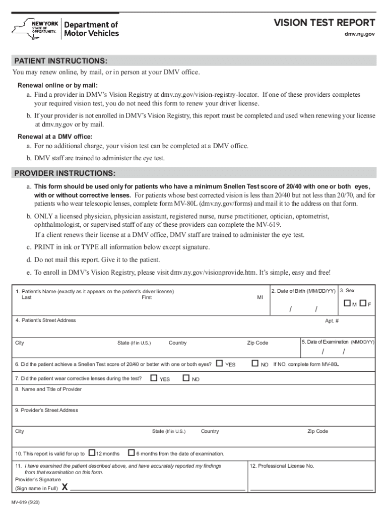 Dmv Ny Gov Renew Vision Card Fill Out Sign Online DocHub