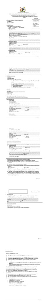 Download Uganda Passport Application Form G In PDF Thekonsulthub