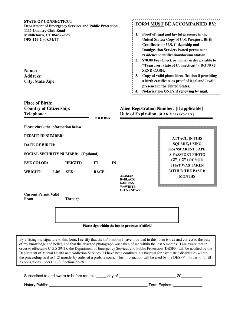 Dps 129 C Fill Out Sign Online DocHub