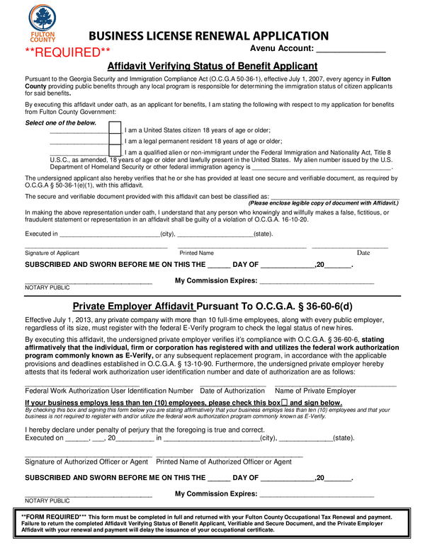 Fill Free Fillable Forms Fulton County Government