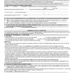 Fillable Form Reg 195 Application For Disabled Person Placard Or