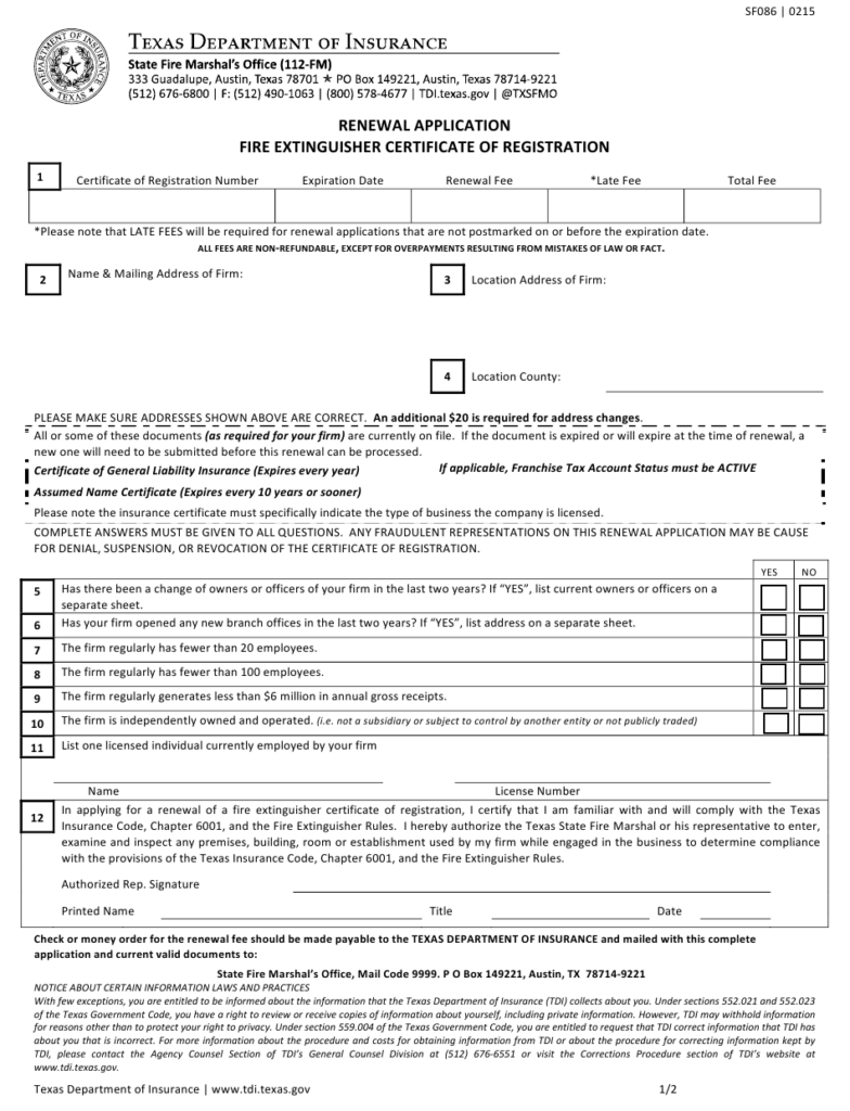 Fire Extinguisher Certificate Template