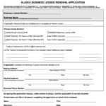 Form 08 4514 Alaska Business License Renewal Application 2009