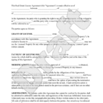 Free Real Estate License Agreement Free To Print Save Download