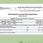 How To Get A Personalized License Plate In Colorado 14 Steps