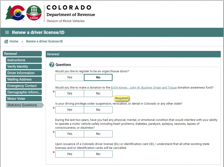 How To Renew Your Colorado Drivers License Online In 15 Minutes