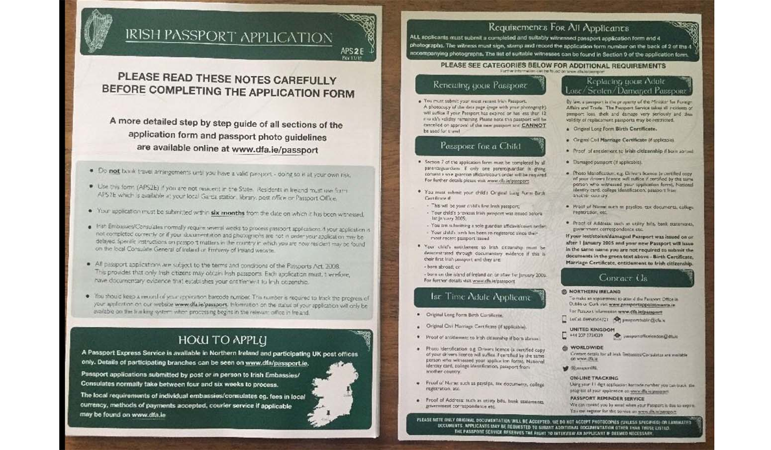 Irishman Posts Tongue In Cheek Ad Selling Off An Old Irish Passport 