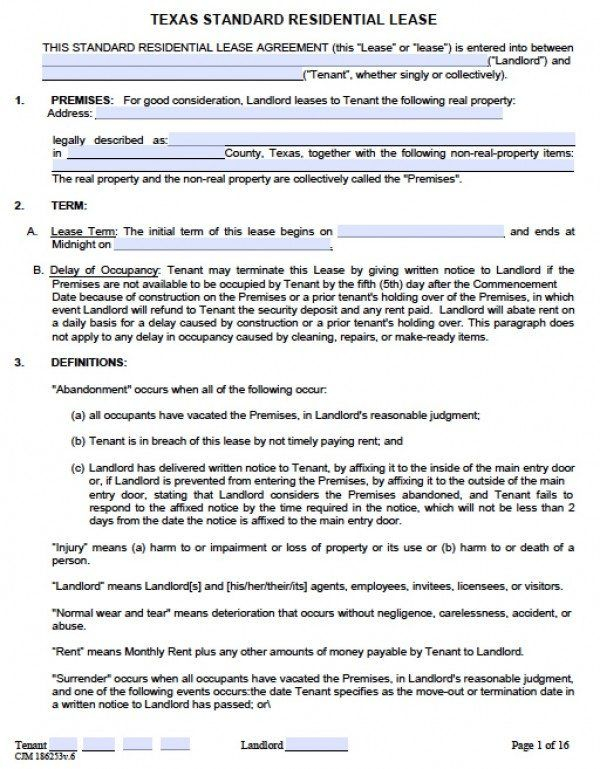 Lease Agreement Template Word Lease Agreement Rental Agreement 