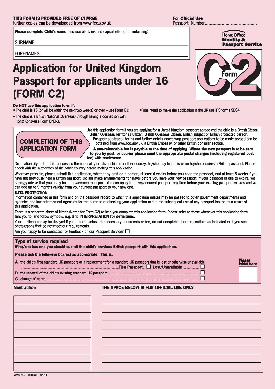 Life With Leukaemia Form C2 Kezia s Passport Contd