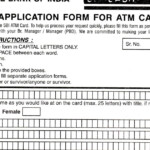 Online Free Stuff SBI ATM Card Application Form State Bank Of India