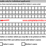 Pan Card Form 49a Filled Sample The Job Letter